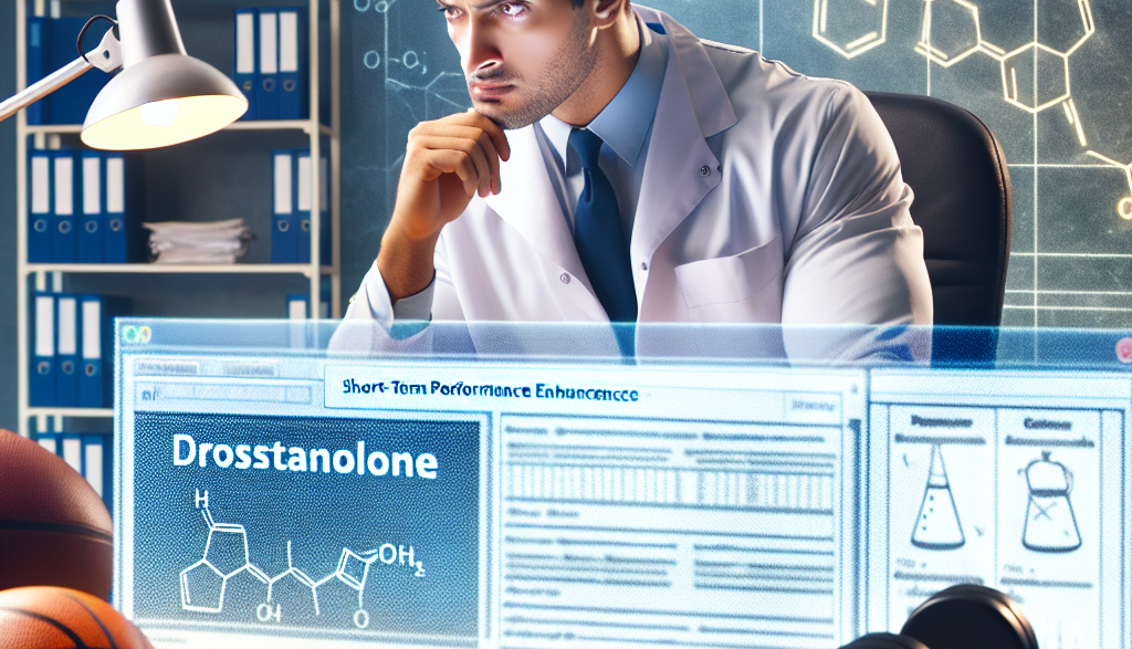 Kurzzeitige Leistungssteigerungen: Die Rolle von Drostanolon im Sport