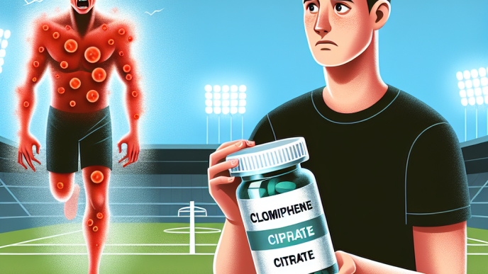 Risiko von Allergien durch Clomiphene citrate im Sport