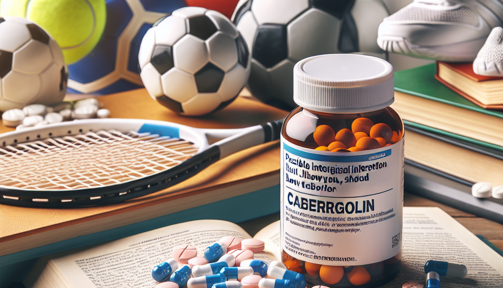 Mögliche Wechselwirkungen von Medikamenten im Sport: Was du über Cabergolin wissen solltest.