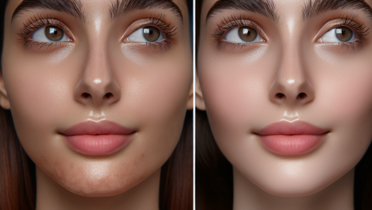 Sichtbare Ergebnisse nach einem Monat mit Isotretinoin