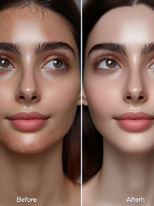 Sichtbare Ergebnisse nach einem Monat mit Isotretinoin