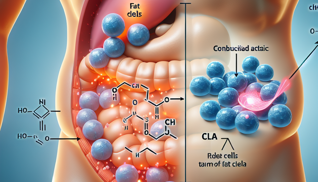 Wie CLA die Fettzellen im Bauchbereich reduziert