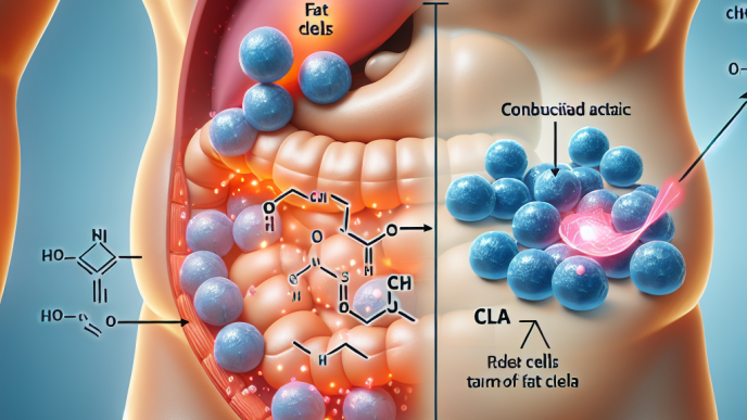 Wie CLA die Fettzellen im Bauchbereich reduziert
