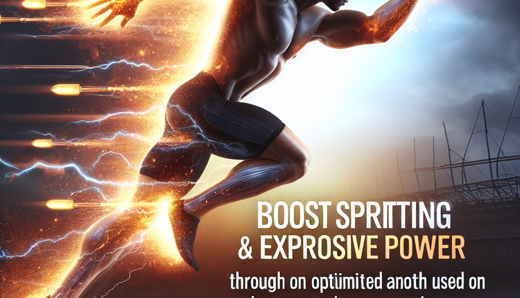 Sprint- und Explosivkraft steigern mit optimierter Hormonbalance durch Testosteron propionat